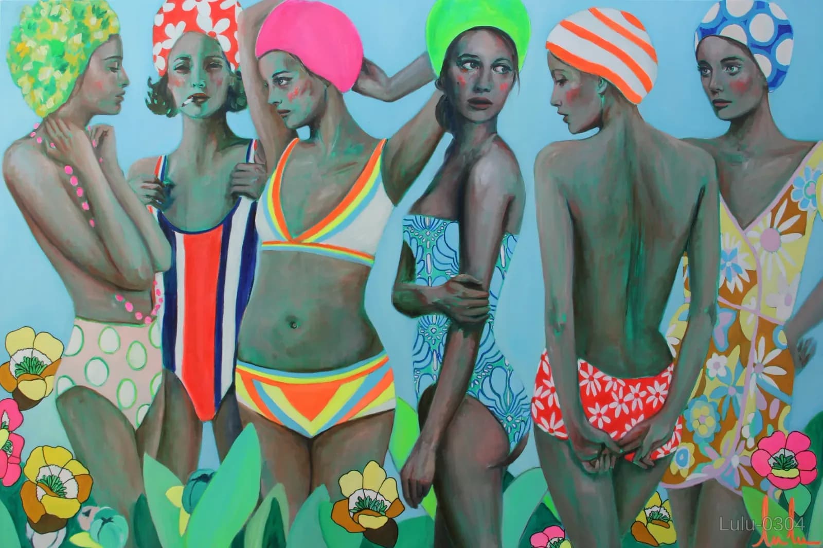 LES BAIGNEUSES